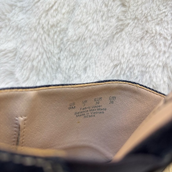 LifeStride Soft System Denim Mules Block Heel Black Blue Size 9M Slip On - Picture 11 of 12